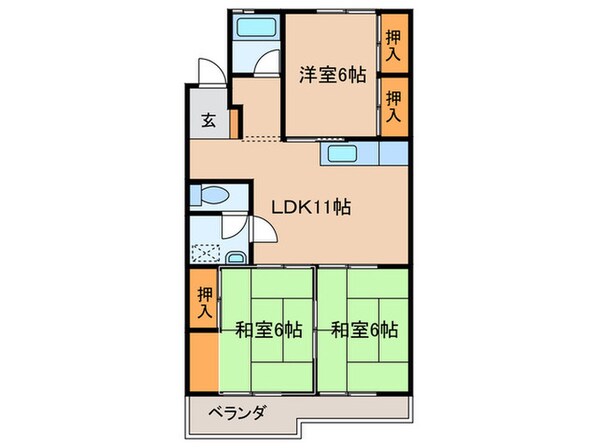 新柳ビルの物件間取画像